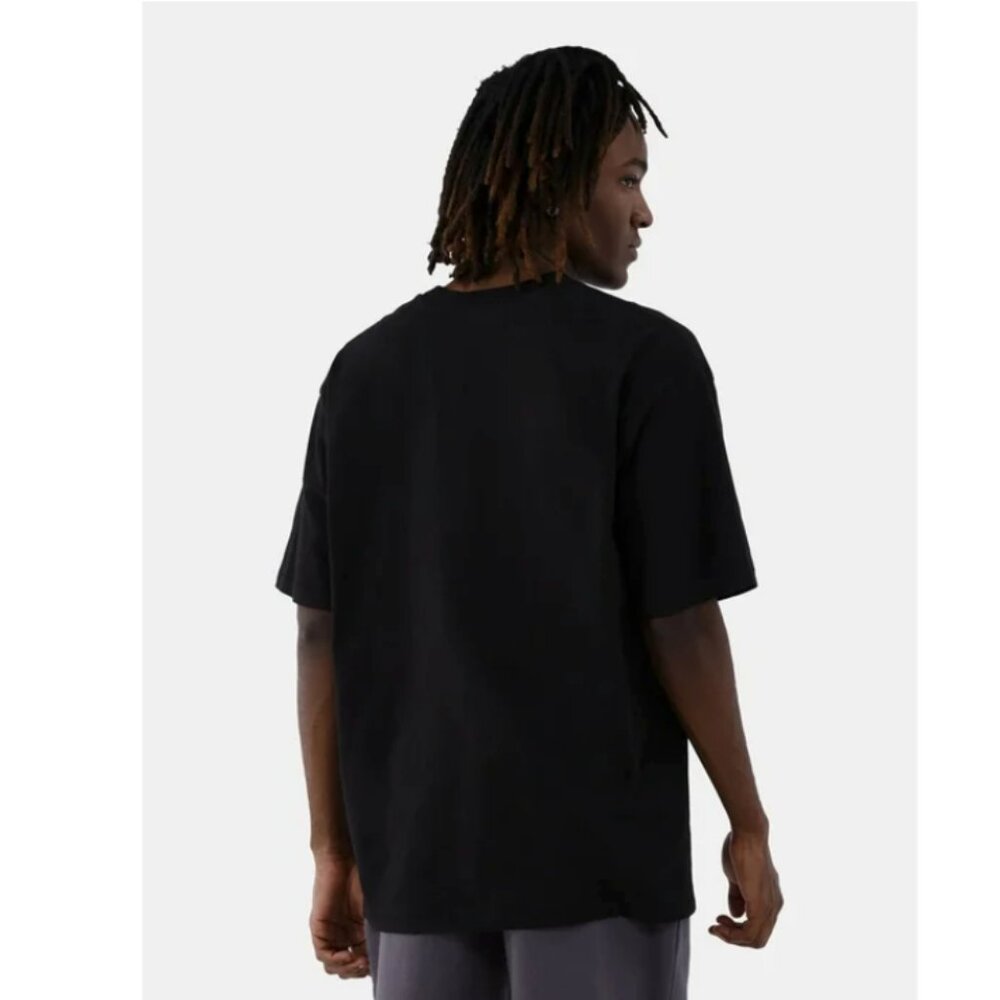 No Boundaries All Gender Cotton Oversize Short Sleeve Tee, Black 3XL (54-56) - Picture 2 of 2